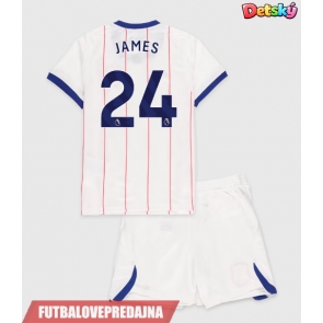 Lacne Dětský Futbalové dres Chelsea Reece James #24 2026-27 Krátky Rukáv - Tretina (+ trenírky)